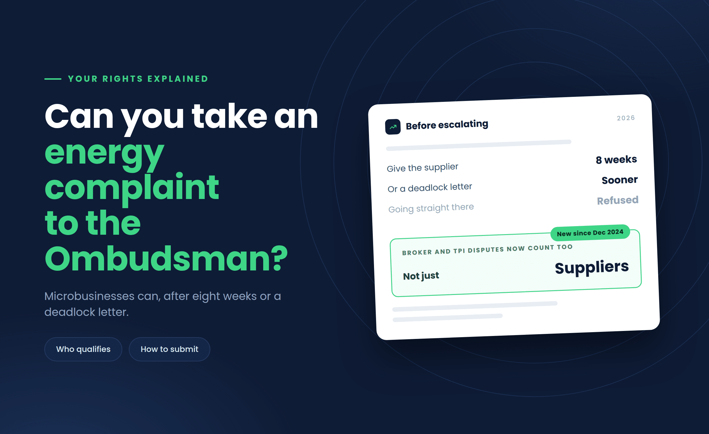 Can You Take a Business Energy Complaint to the Ombudsman?