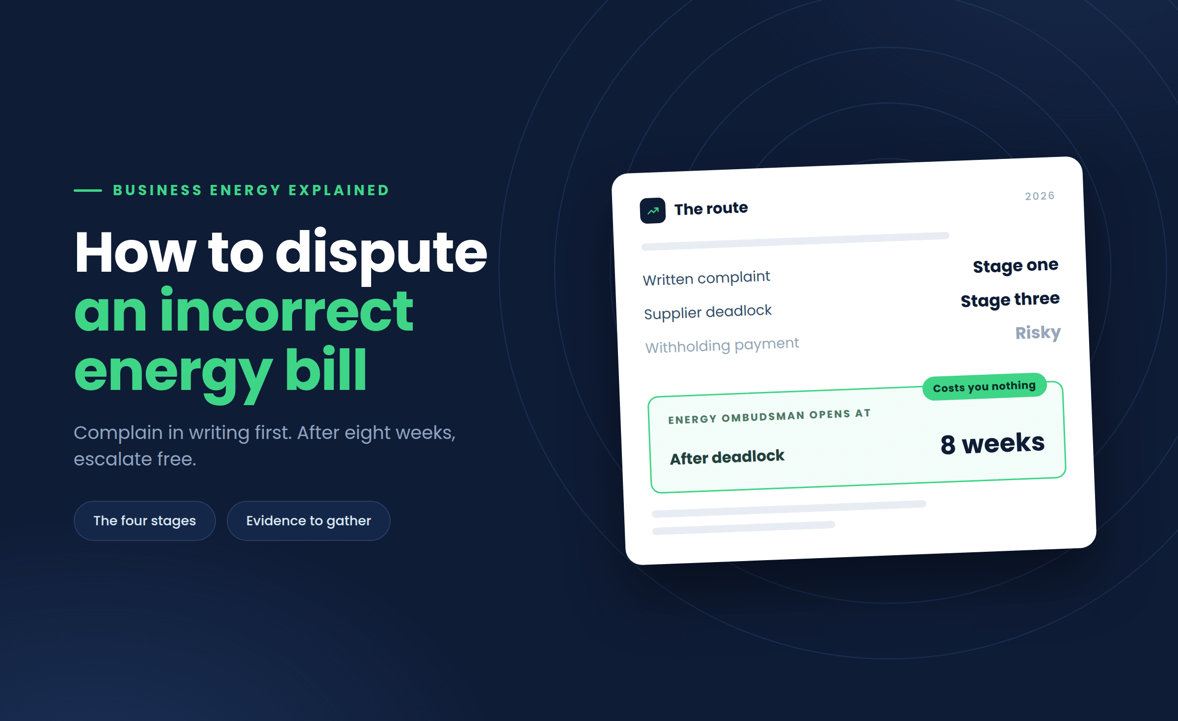 How Do You Dispute an Incorrect Business Energy Bill?