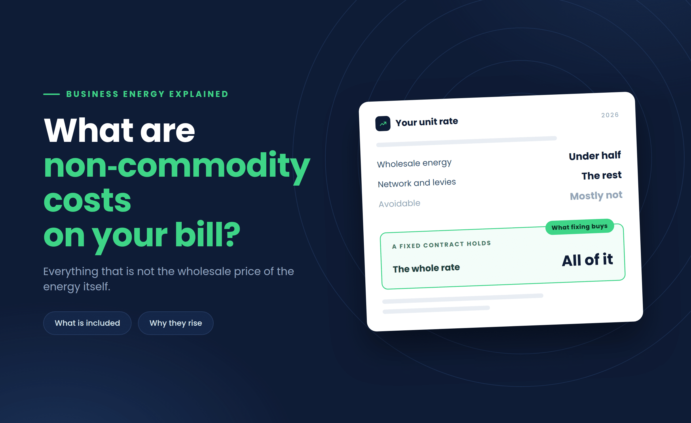 What Are Non-Commodity Costs on a Business Energy Bill?