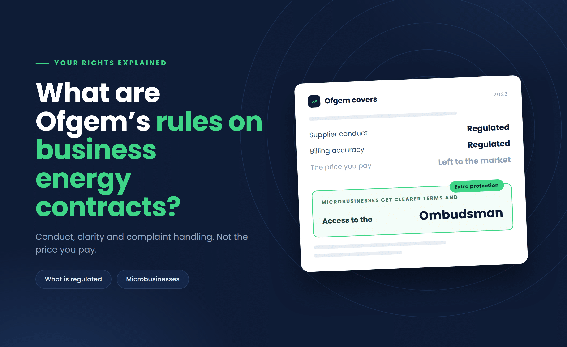 What Are Ofgem’s Rules on Business Energy Contracts?
