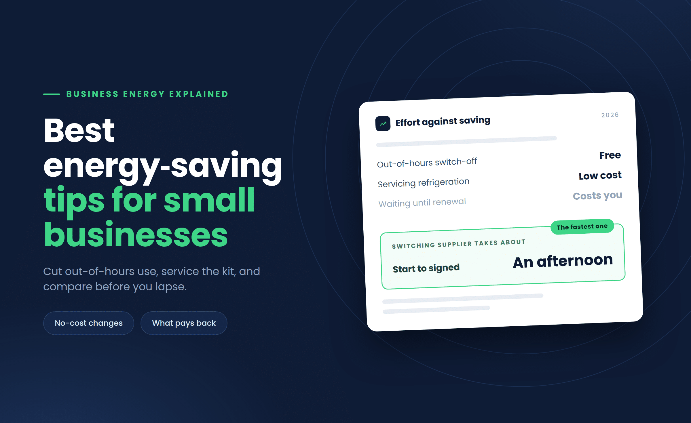 What Are the Best Energy-Saving Tips for Small Businesses?