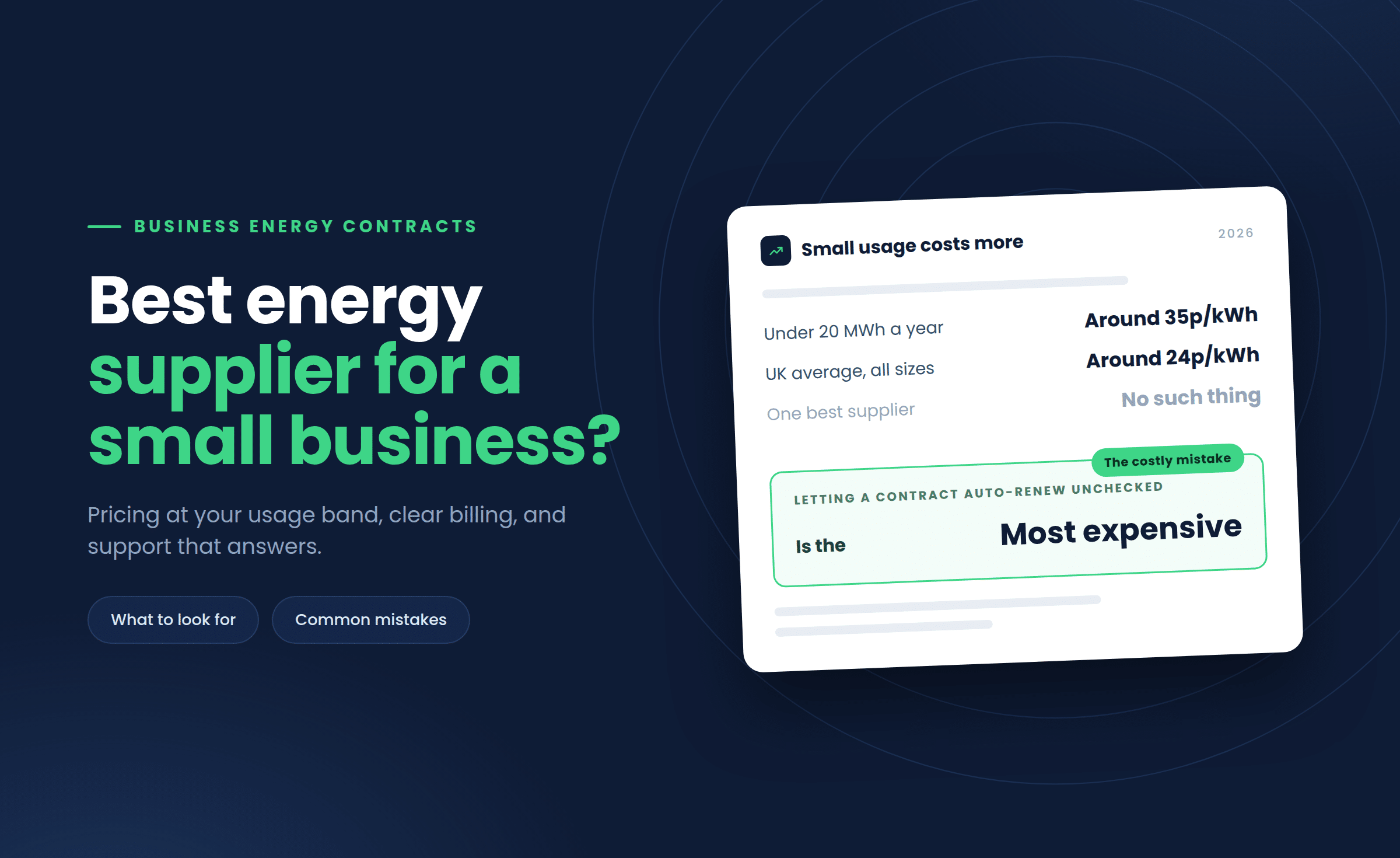 Which Is the Best Business Energy Supplier for a Small Business?