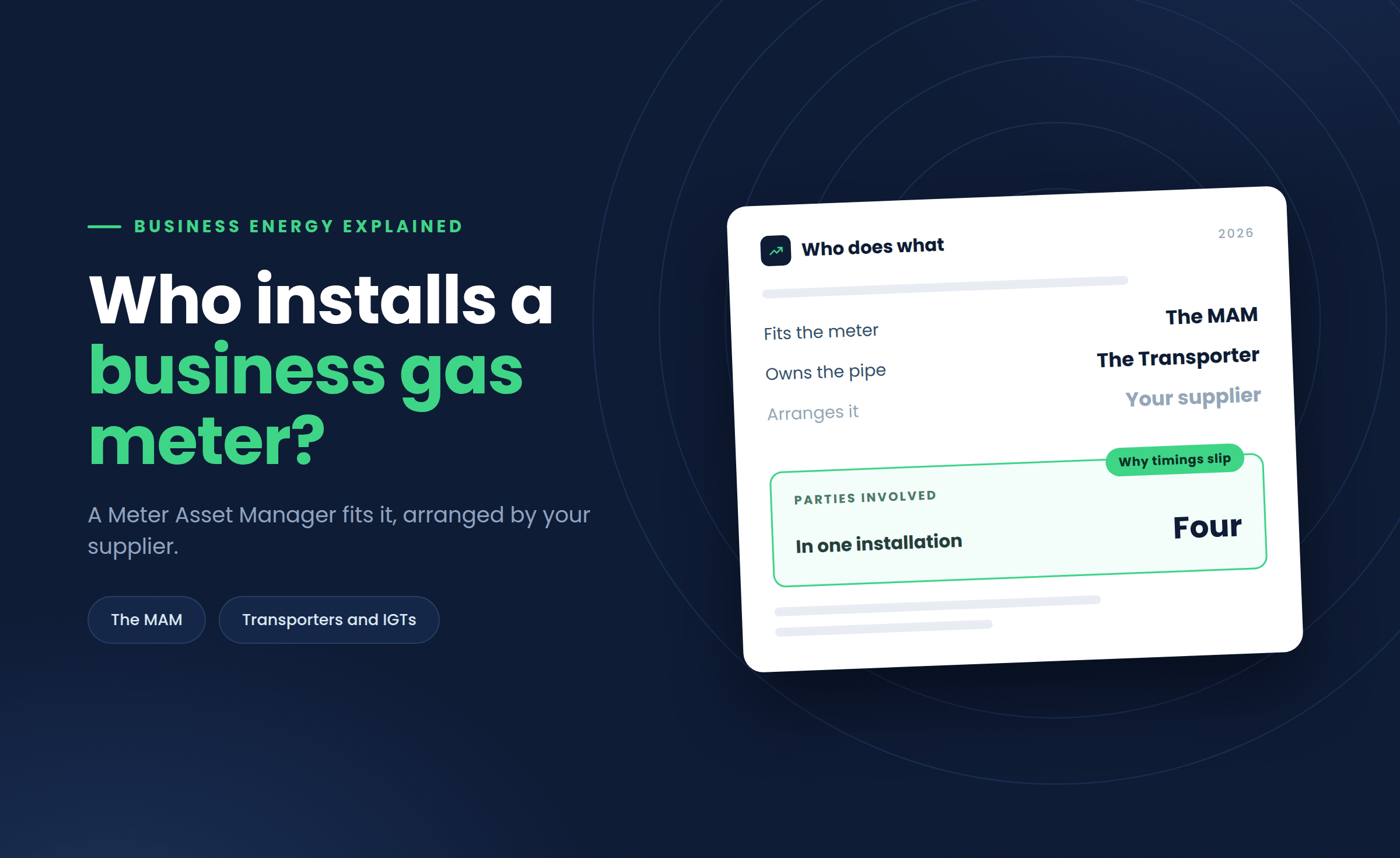 Who Installs a Business Gas Meter?