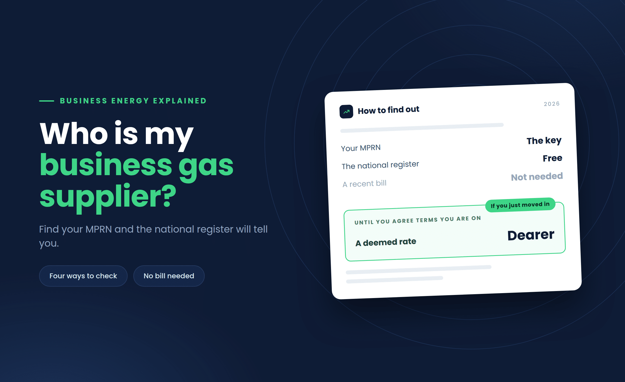 Who Is My Business Gas Supplier and How Do You Check?